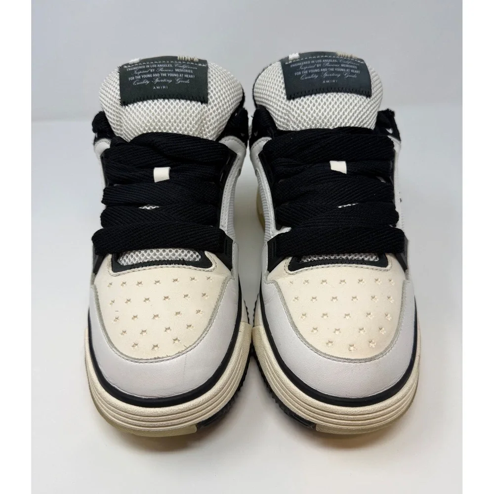 Amiri MA 1 Sneaker White Black Size 10 US 43 EU